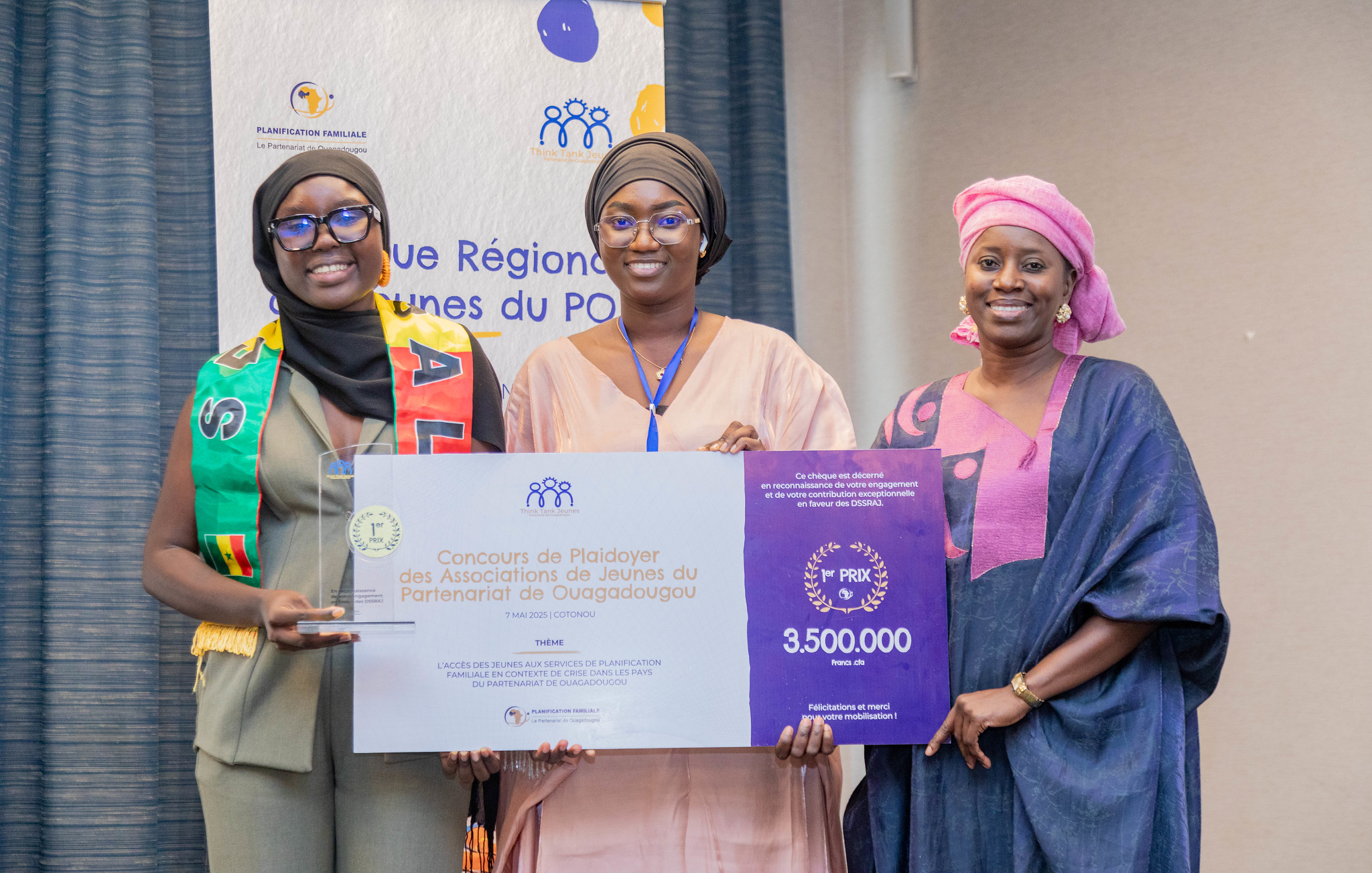 Concours de plaidoyer des associations de jeunes : Le Sénégal gagne le premier prix